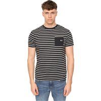 Klassisches gestreiftes T-Shirt mit Rundhalsausschnitt