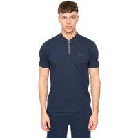 Modernes Baumwoll-Poloshirt mit Reißverschluss