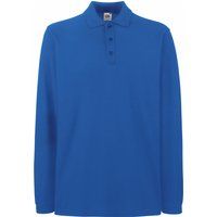 Langarm-Poloshirt mit Rippbündchen