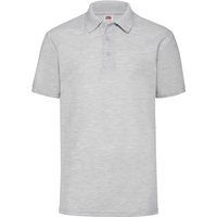 Klassisches Kurzarm-Poloshirt in Melange-Optik