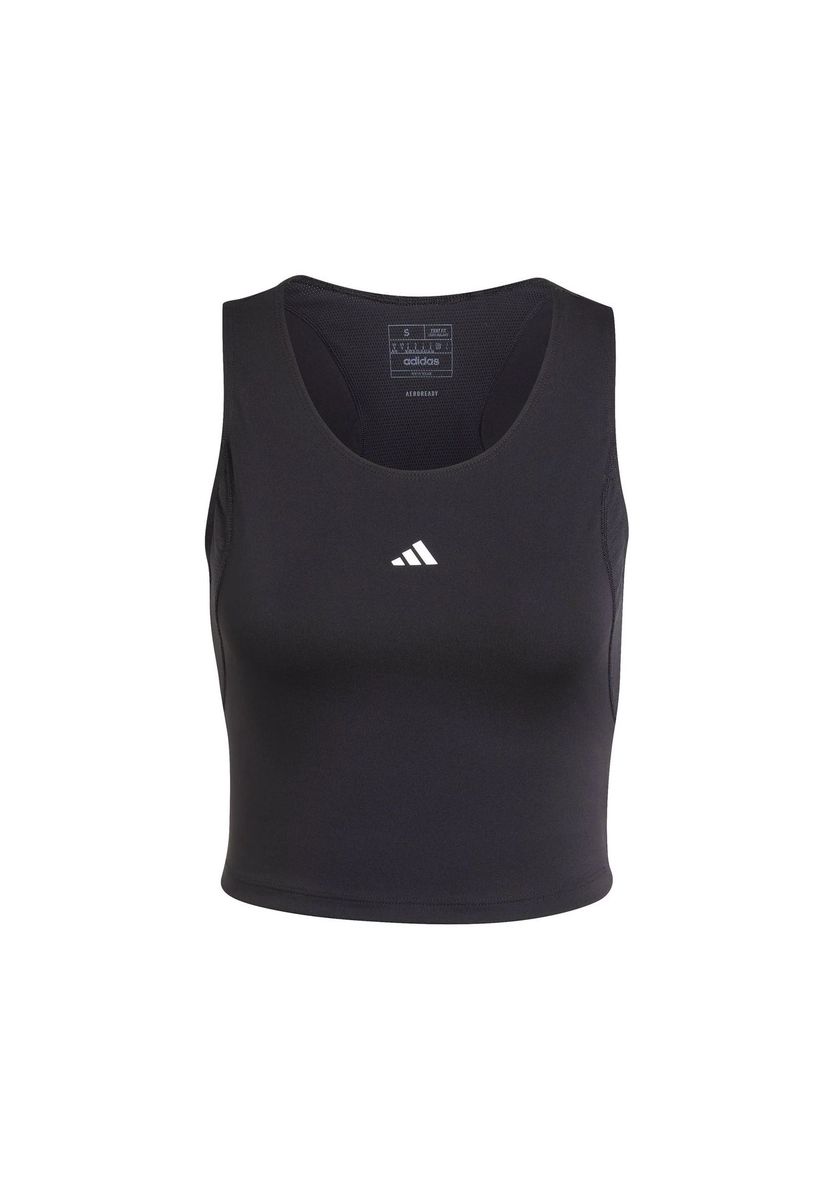 Techfit ärmelloses, verkürztes Trainingstop