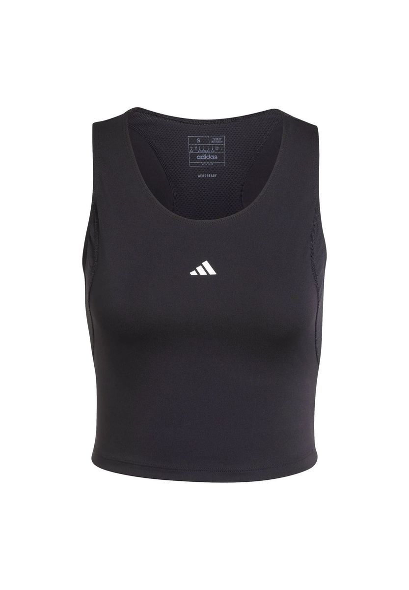 Techfit ärmelloses, verkürztes Trainingstop