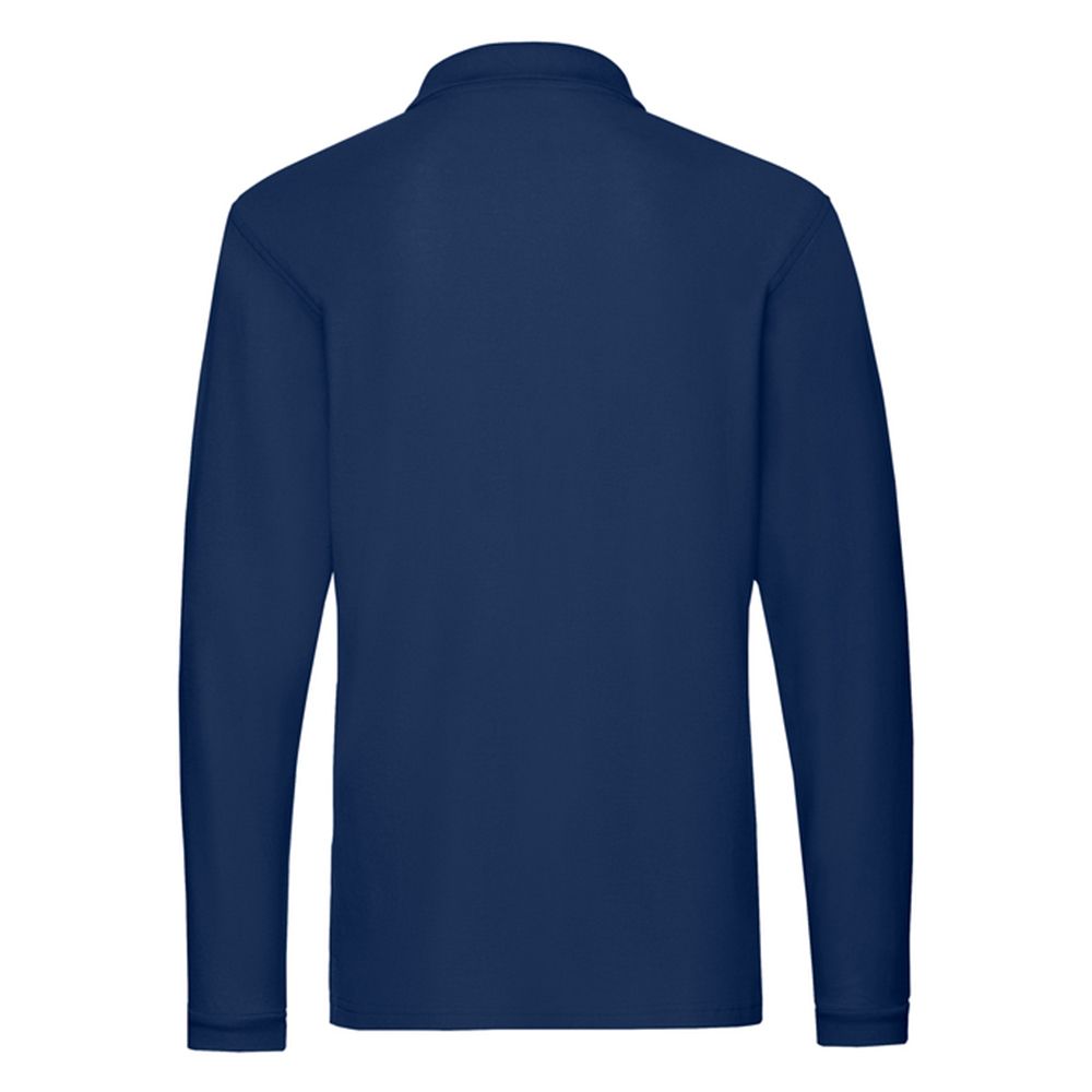 Klassisches Langarm-Piqué-Poloshirt