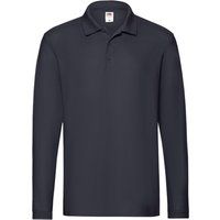 Langärmliges Poloshirt aus Baumwolle