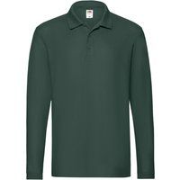 Premium Langarm-Poloshirt aus Baumwolle