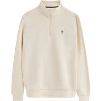 Sweatshirt mit halbem Reißverschluss