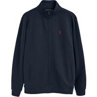 Sweatjacke mit Stehkragen aus Baumwolle