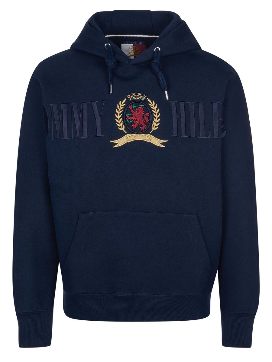 Hoodie mit Heritage-Wappen-Stickerei