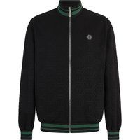 Jacquard-Trainingsjacke mit Monogramm-Muster