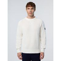 Bio-Baumwollpullover mit Rippen-Details