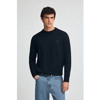 Feinstrick-Pullover aus Wollgemisch