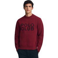 Strickpullover mit Logo-Schriftzug