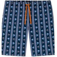 Lounge-Shorts mit Palmenmuster