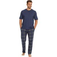 Klassisches Herren-Pyjama-Set mit Karomuster
