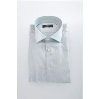 Strukturiertes Slim-Fit Baumwollhemd