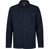 Langarm-Overshirt aus gewebter Baumwolle
