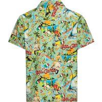 Hawaiihemd mit Lago di Garda Print