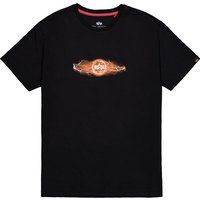 T-Shirt mit grafischem Blitz-Print