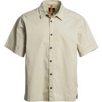 Kurzärmeliges Button-Down Baumwollhemd