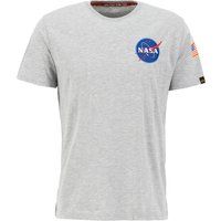 T-Shirt mit NASA-Patch Grafik
