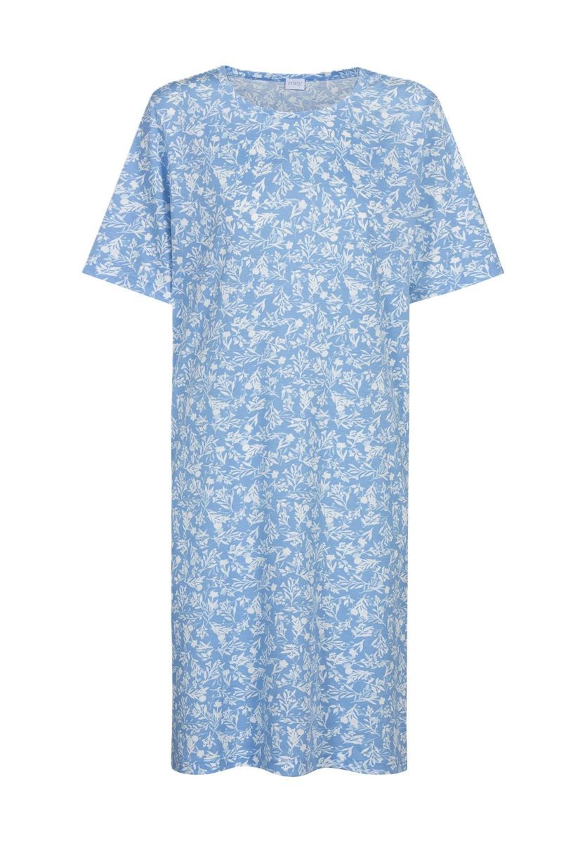 Baumwoll-Nachthemd mit Blumendruck