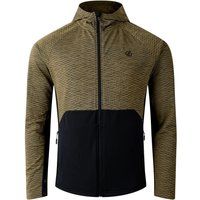 Strukturierter zweifarbiger Midlayer mit Kapuze