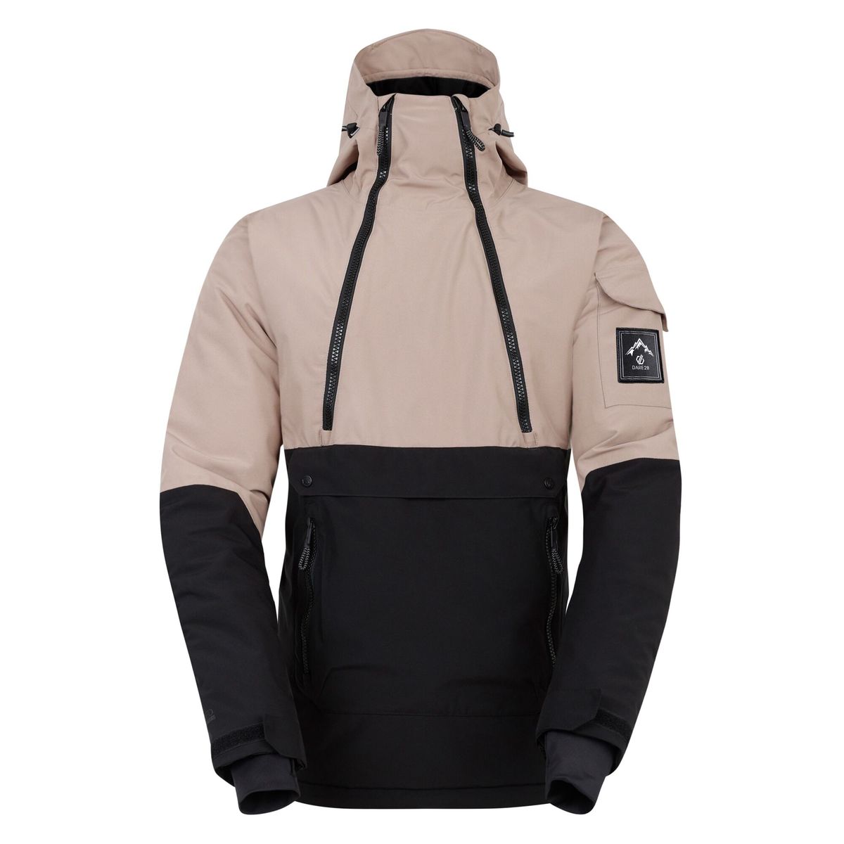 Performance-Ski-Anorak im Color-Block-Design