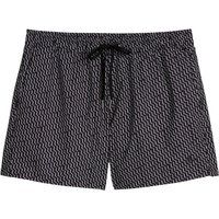 Badeshorts mit geometrischem Muster