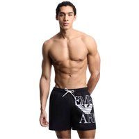Badeshorts mit markantem Logo-Druck