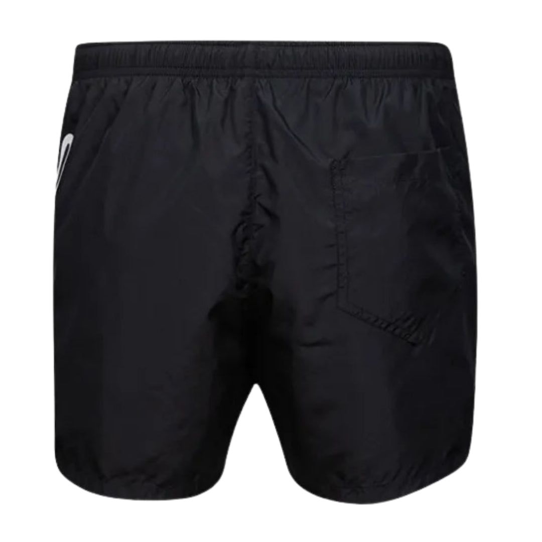 Badeshorts mit Logo-Print und Kordelzug