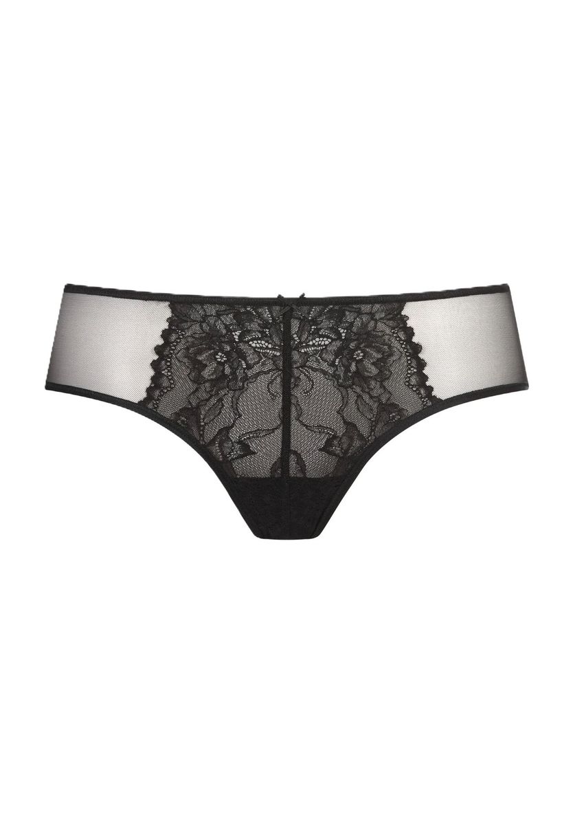 Hipster-Slip mit Blumenspitze