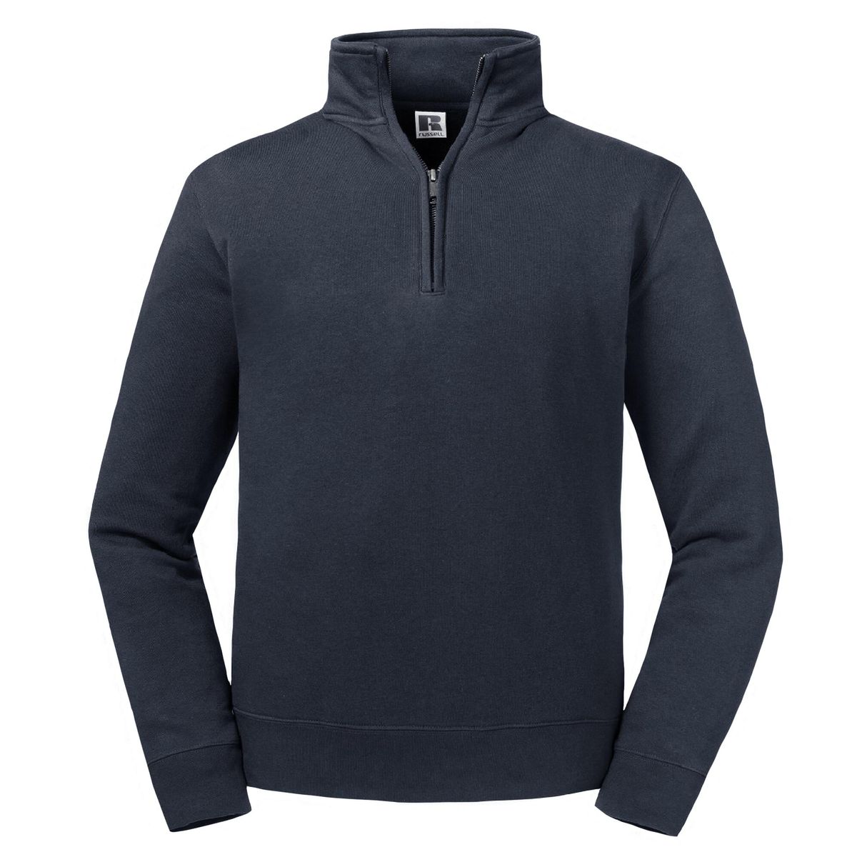 Sweatshirt mit kurzem Reißverschluss