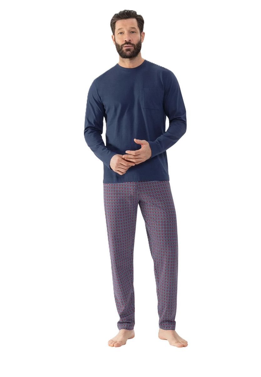 Herren Langarm Schlafanzug Set
