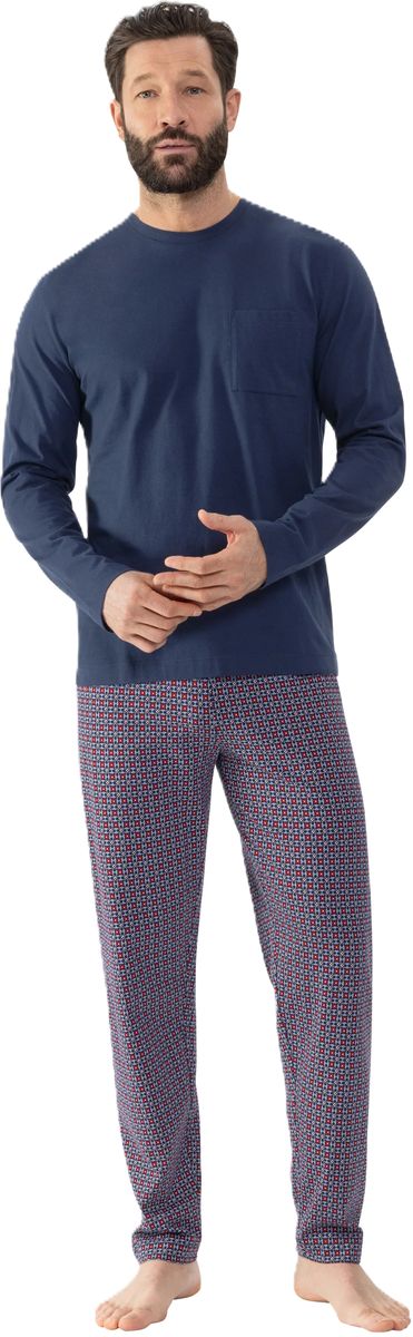Herren Langarm Schlafanzug Set