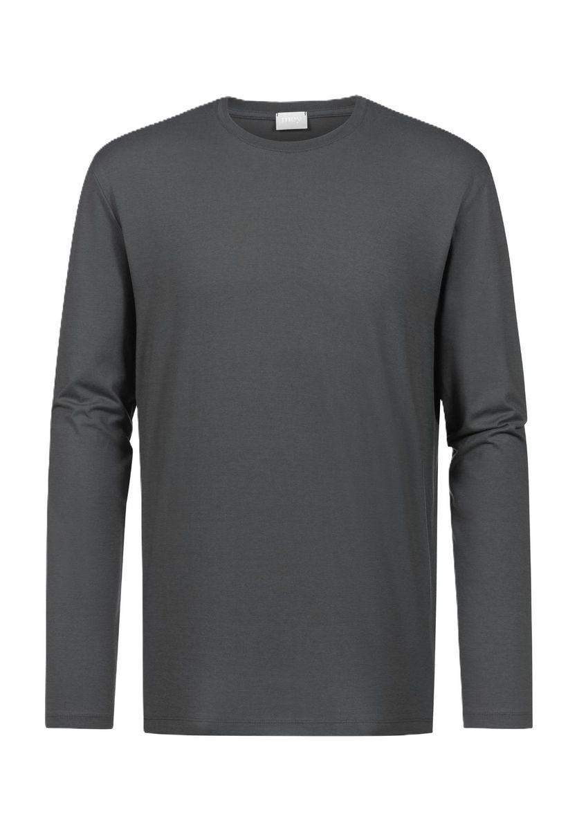 Herren Langarm Baumwoll Schlafshirt