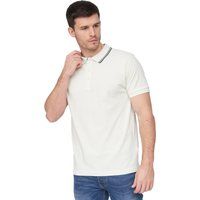 Piqué-Poloshirt mit Kontraststreifen