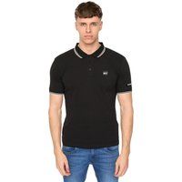 Klassisches Polo-Shirt mit Kontraststreifen