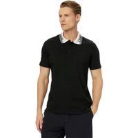 Jersey-Poloshirt mit Logo-Kragen