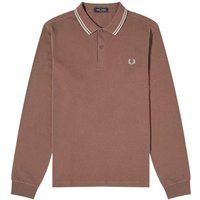 Langarm-Poloshirt mit Kontraststreifen