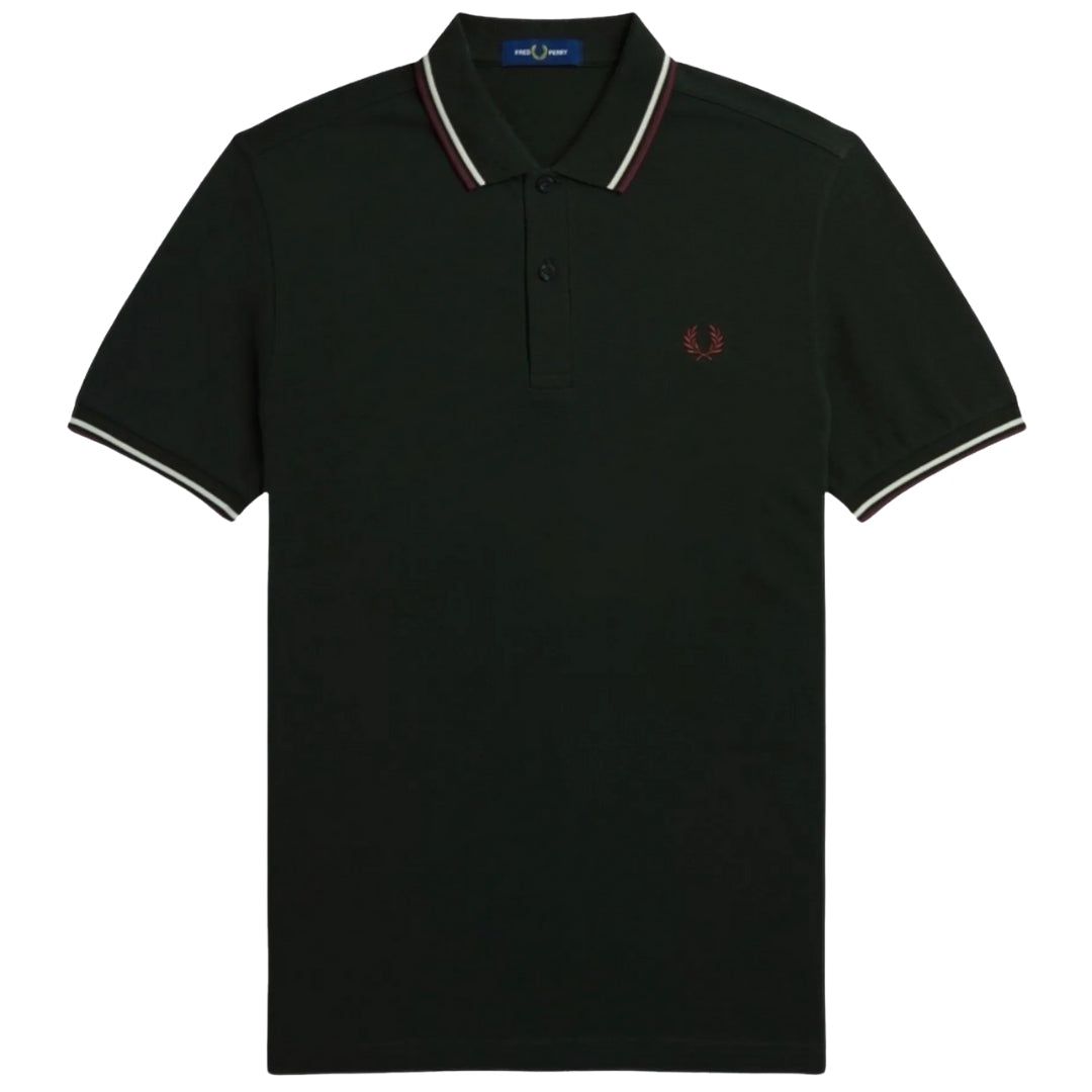 Poloshirt mit doppeltem Streifen