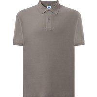 Kurzärmeliges Piqué-Baumwoll-Poloshirt
