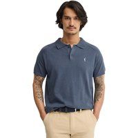 Besticktes Strick-Polohemd