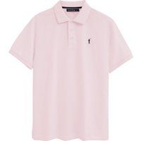 Klassisches Piqué-Poloshirt mit Logo-Stickerei