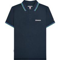 Klassisches Piqué-Poloshirt mit Kontraststreifen