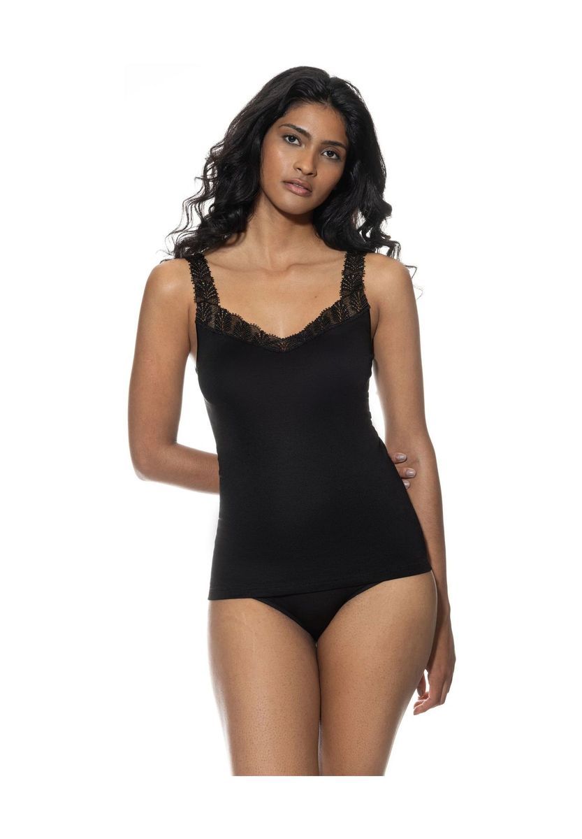 Elegantes Tanktop mit Spitzeneinsatz