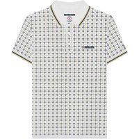 Poloshirt mit geometrischem Muster