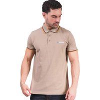 Klassisches Piqué-Poloshirt mit Kontraststreifen