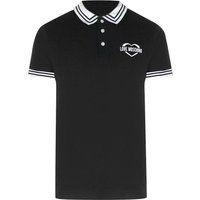 Sportliches Baumwoll-Polo mit Herz-Motiv