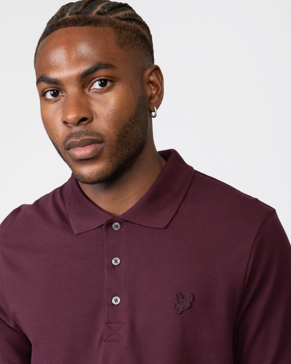 Klassisches Poloshirt mit Logo-Stickerei
