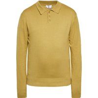 Langärmeliger Feinstrick-Polopullover